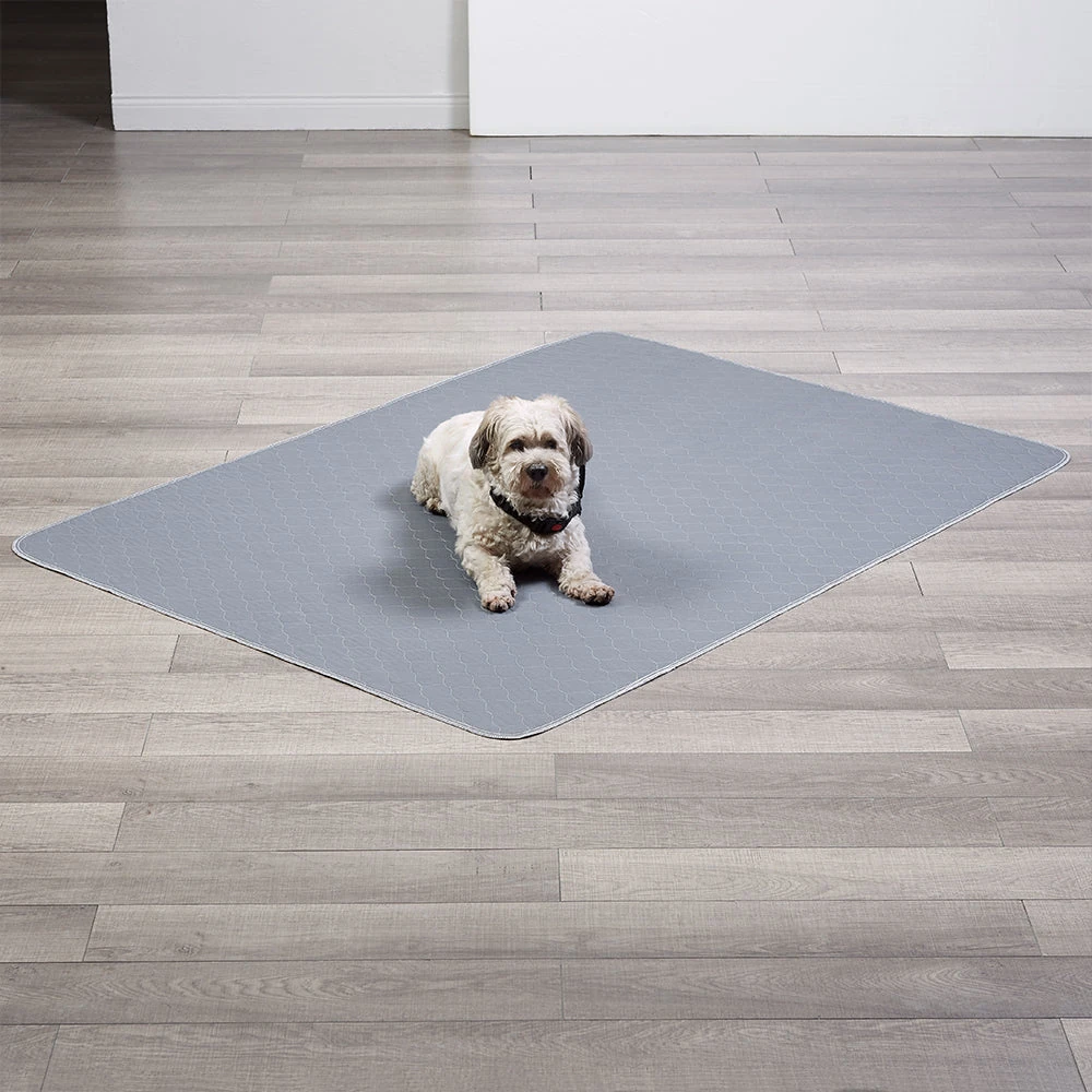 retractable gate for door used with washable pet pad