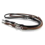 Hunter Rolled Soft Leather Dog Training Leash, Brown - Image 8