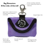 Tre Ponti Mesh Dog Poop Bag Holder, Black - Image 4