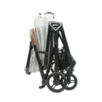 Ibiyaya Tinker Small Detachable Pet Stroller, Silver Grey - Image 5