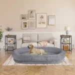 Comfort Plus Human Dog Bed, Dark Grey - Image 2