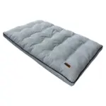 Luxury Dog Crate Mattress, Blue Denim Stripe - Image 4