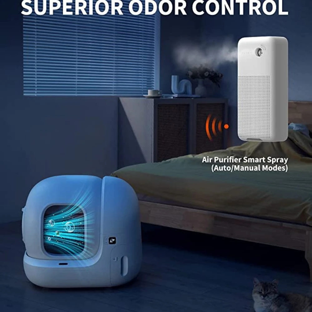 raised cat bowl ceramic alongside nail clipper for grooming routine