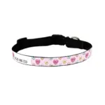 Personalised Dog Collar - Candy Hearts