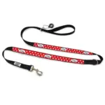 Personalised Dog Leash - Spots Red - Image 2