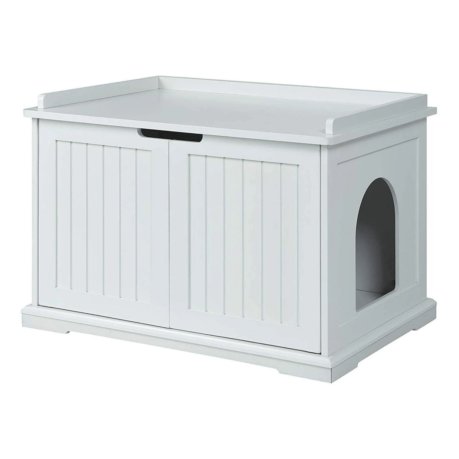 kitty litter bin cabinet Cleo Cat Litter Cabinet White