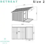 The Retreat Modern Dog House - Image 7
