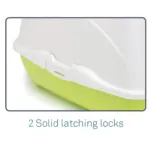 Moderna Flip Cat Enclosed Cat Litter Box, Warm Grey - Image 6