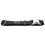 Hunter Cannes Alu-Strong Leather Dog Collar Clasp Buckle, Black - Image 4