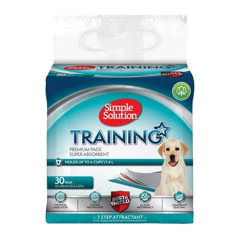 product_image_1761150992.webp Simple Solution Puppy Training Pads - 30 Pack - Image 1