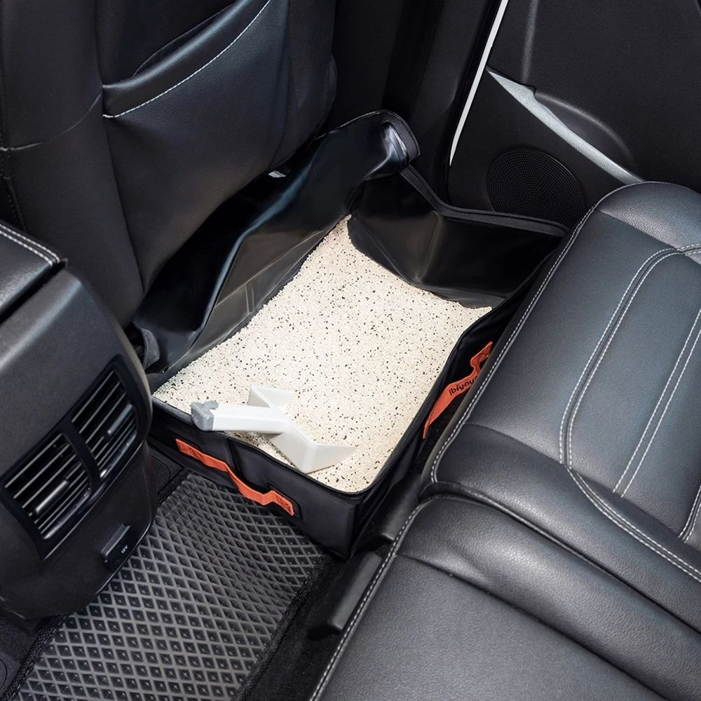 cat cube - Cat cube in a living room with two cats peacefully using separate entrances